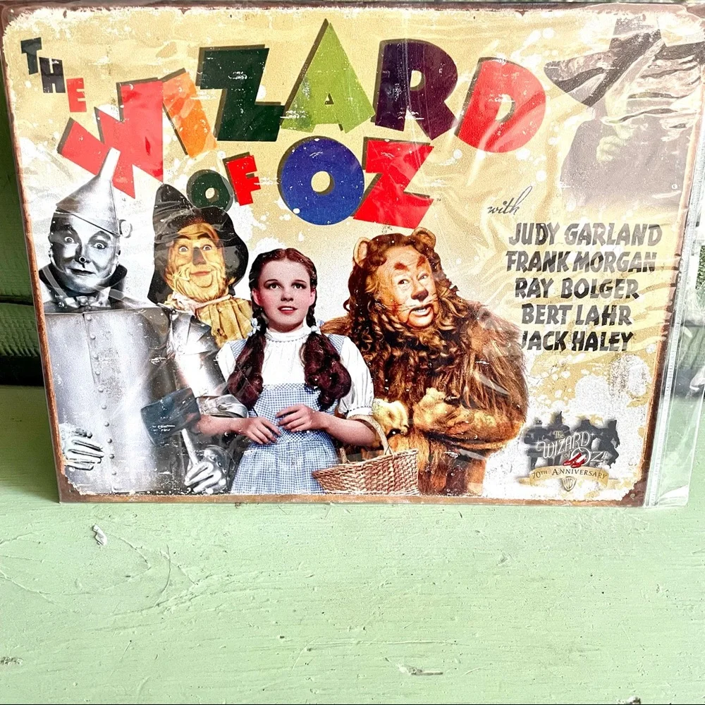NEW Wizard Of Oz Metal Sign